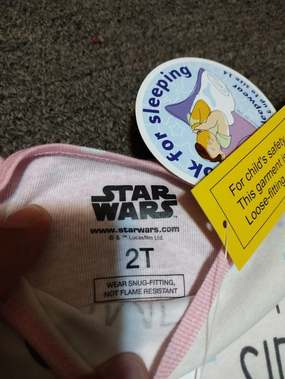 Star Wars The Mandalorian Girls 2 Cotton Pajama Sets Size 2T
